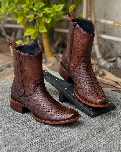 Italian Vintage Python Cowboy Boots(Buy 2 Free Shipping✔️)