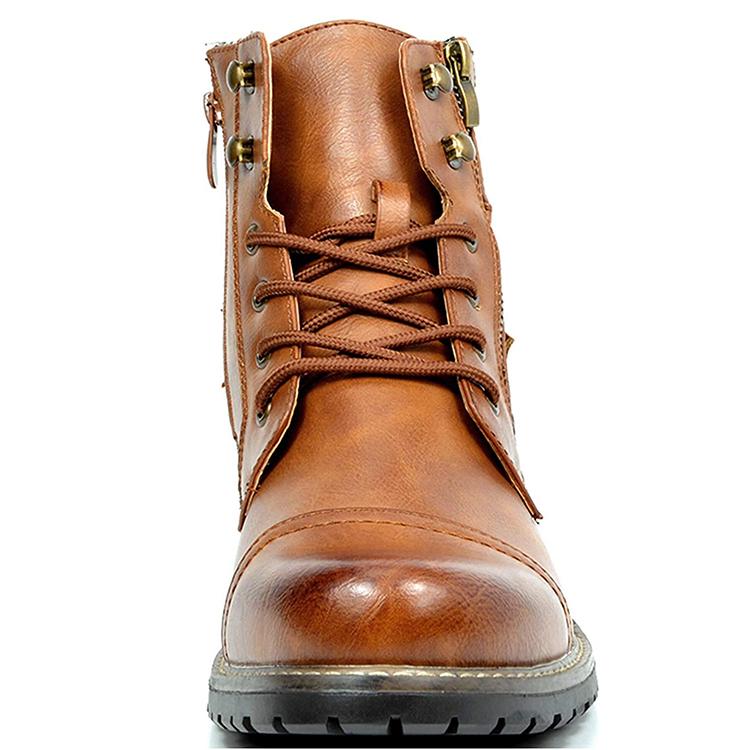 Men's Metal Double Zip Boots