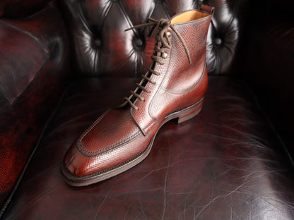 Men's Genuine Leather Handcrafted Lace-Up Boots