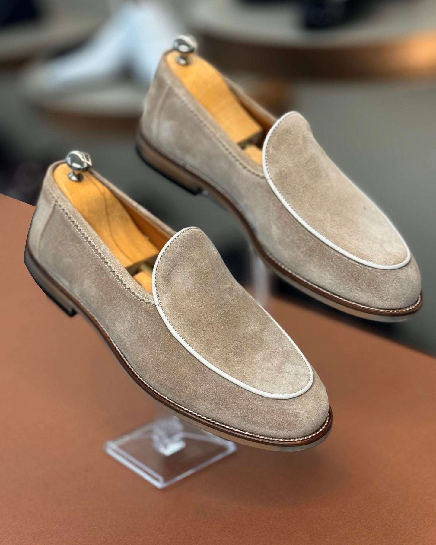 Italian Style Men's Genuine Suede Shoes