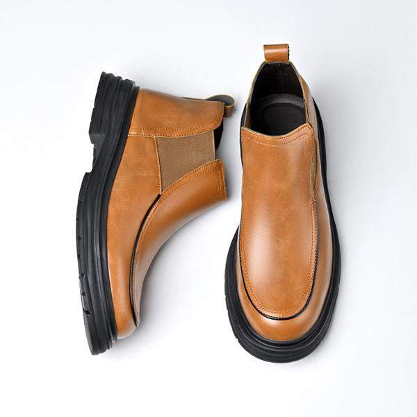 Men's Stylish Slip-On Platform Chelsea Boots