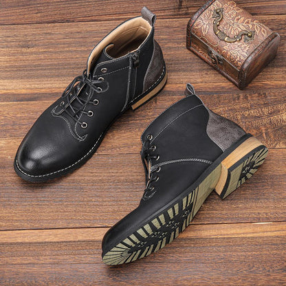 Men's Wood Root Short Boots