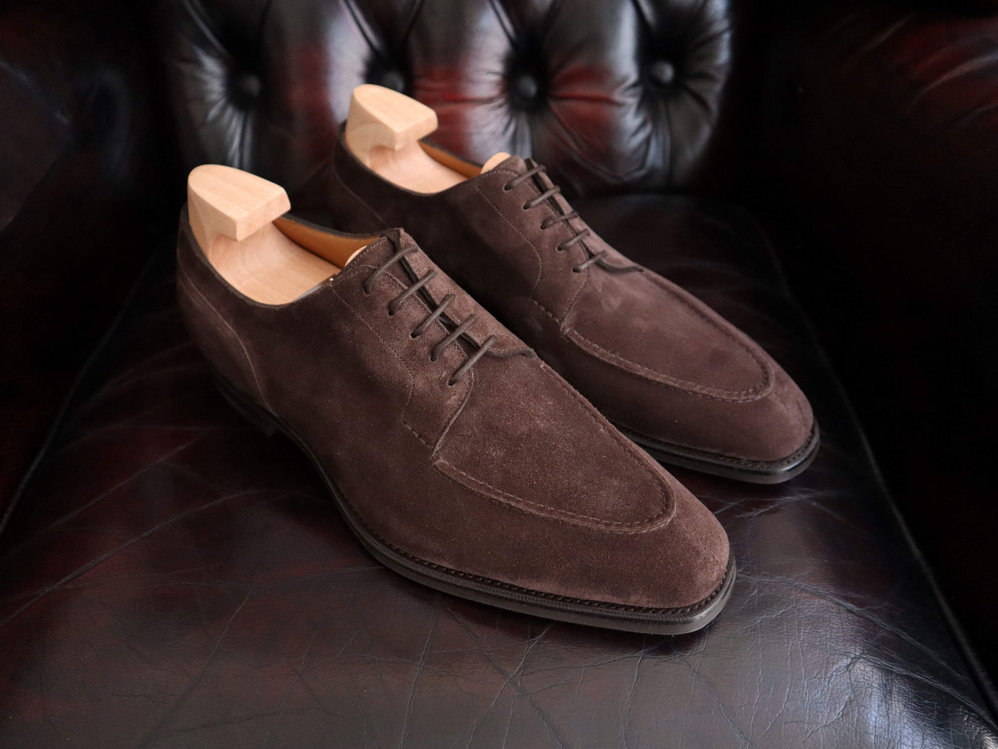 Men's Suede Lace-Up Leather Shoes