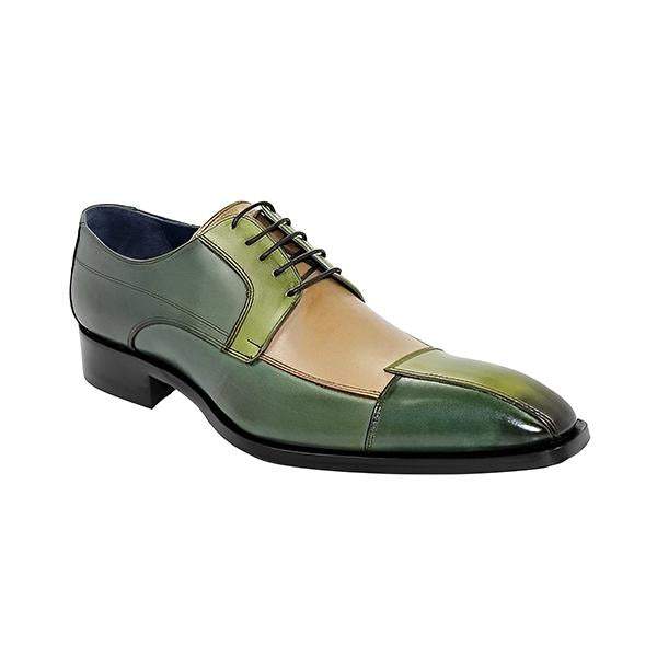 Men's Business Retro Color Block Dress Shoes