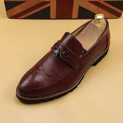 MEN'S CASUAL ELEGANT HORSEBIT BROGUE DRESS SHOES