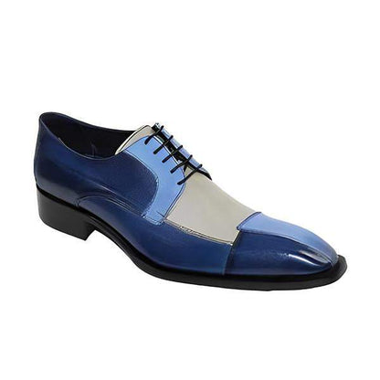 Men's Business Retro Color Block Dress Shoes