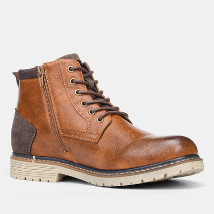 Men's Winter Martin Vintage Distressed Ankle Boots