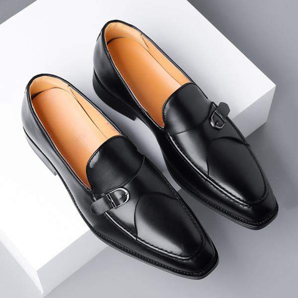 MEN'S BUSINESS RUBBER-SOLED CASUAL SLIP-ON LOAFERS