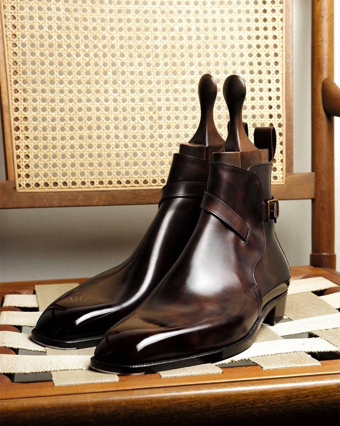 Men's Genuine Leather Handmade Chelsea Shoes