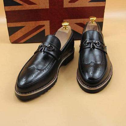 MEN'S CASUAL ELEGANT HORSEBIT BROGUE DRESS SHOES