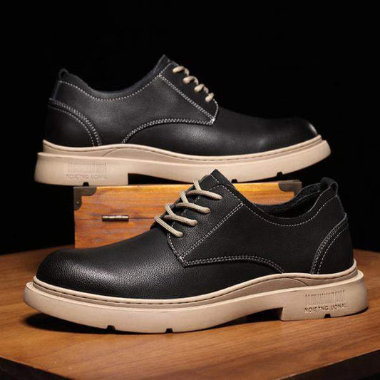 MEN'S WORK STYLE CASUAL LACE-UP BUSINESS SHOES