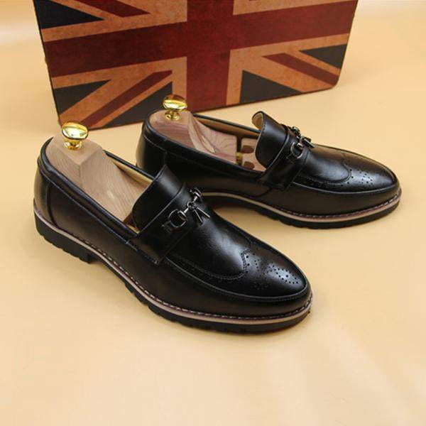 MEN'S CASUAL ELEGANT HORSEBIT BROGUE DRESS SHOES