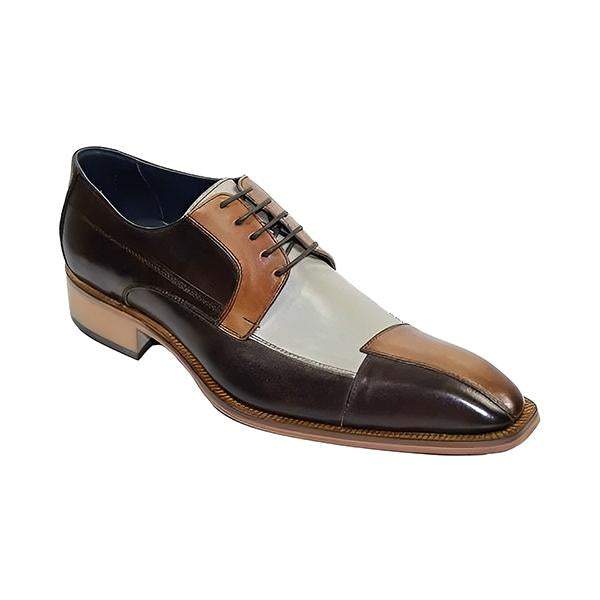 Men's Business Retro Color Block Dress Shoes