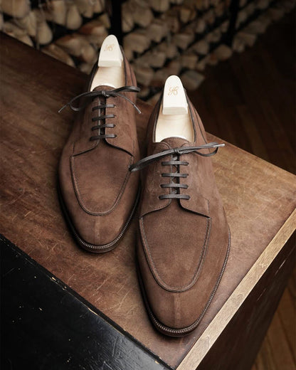 Men's Suede Lace-Up Leather Shoes