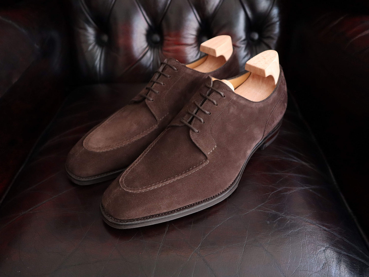 Men's Suede Lace-Up Leather Shoes