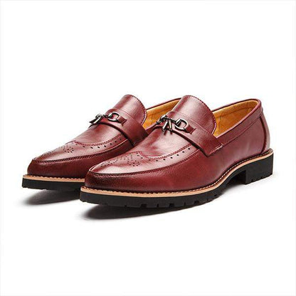 MEN'S CASUAL ELEGANT HORSEBIT BROGUE DRESS SHOES