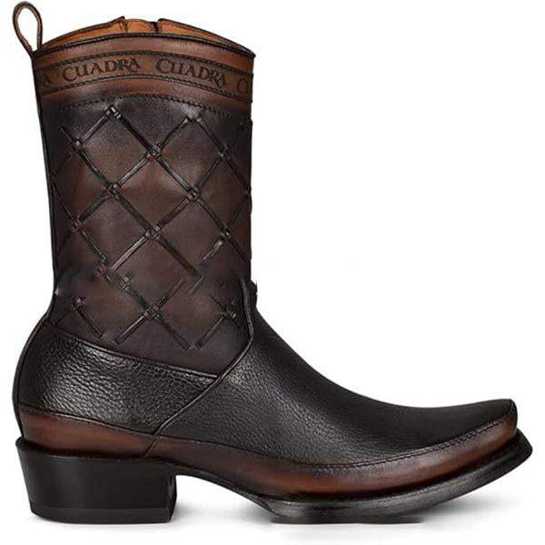 Men's Retro Square Toe Western Cowboy Boots