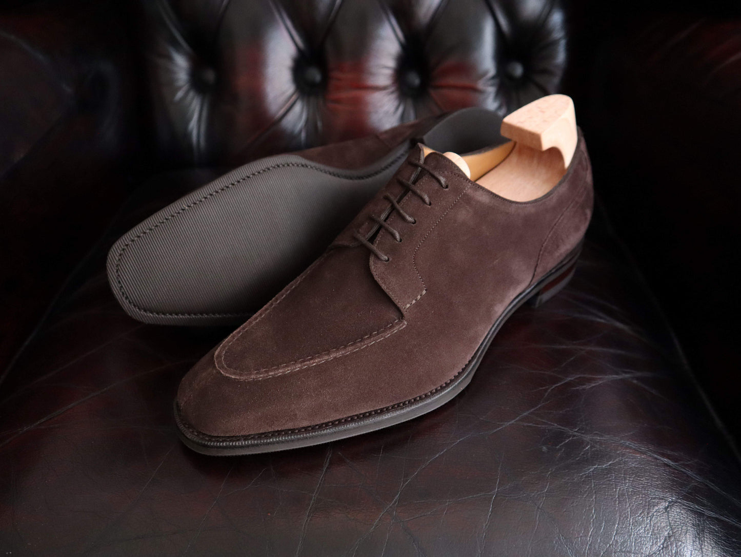 Men's Suede Lace-Up Leather Shoes