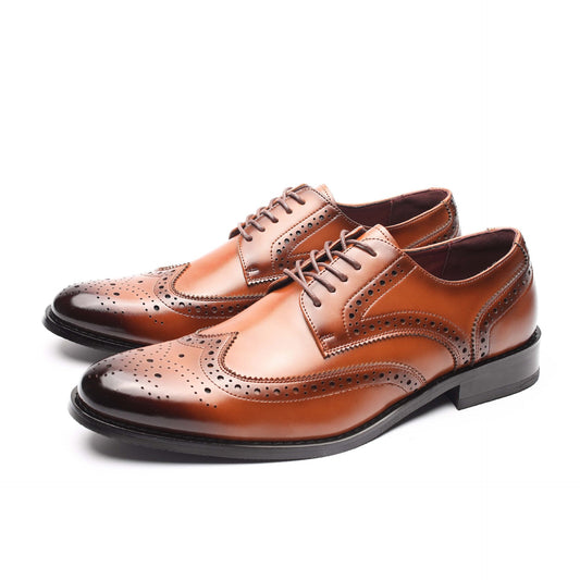 Men's Leather Brogue Formal Shoes