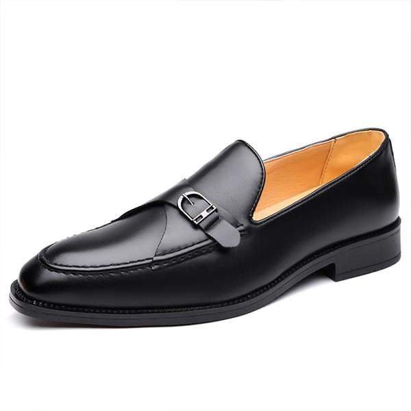 MEN'S BUSINESS RUBBER-SOLED CASUAL SLIP-ON LOAFERS