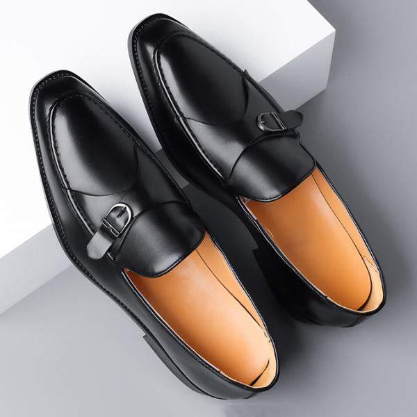 MEN'S BUSINESS RUBBER-SOLED CASUAL SLIP-ON LOAFERS