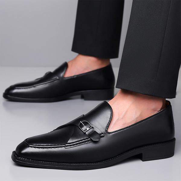 MEN'S BUSINESS RUBBER-SOLED CASUAL SLIP-ON LOAFERS