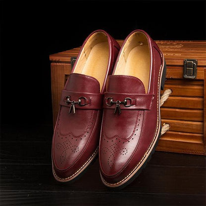 MEN'S CASUAL ELEGANT HORSEBIT BROGUE DRESS SHOES