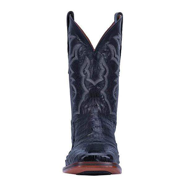 Men's Retro Square Embroidered Mid Length Boots