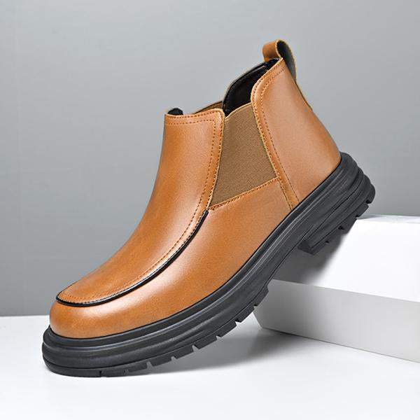 Men's Stylish Slip-On Platform Chelsea Boots