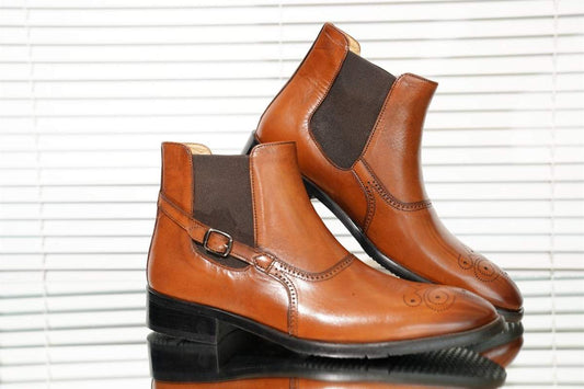 Men's Genuine Leather Winter Boots