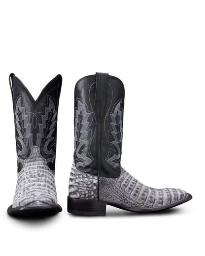 Men's Gunsmoke Sueded Caiman Cowboy Boot