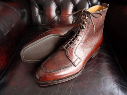 Men's Genuine Leather Handcrafted Lace-Up Boots