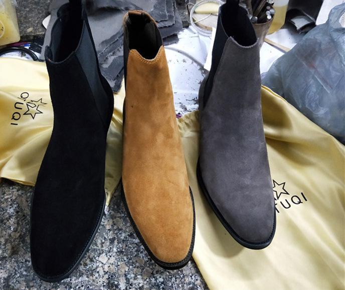 Men's Chelsea Suede Boots