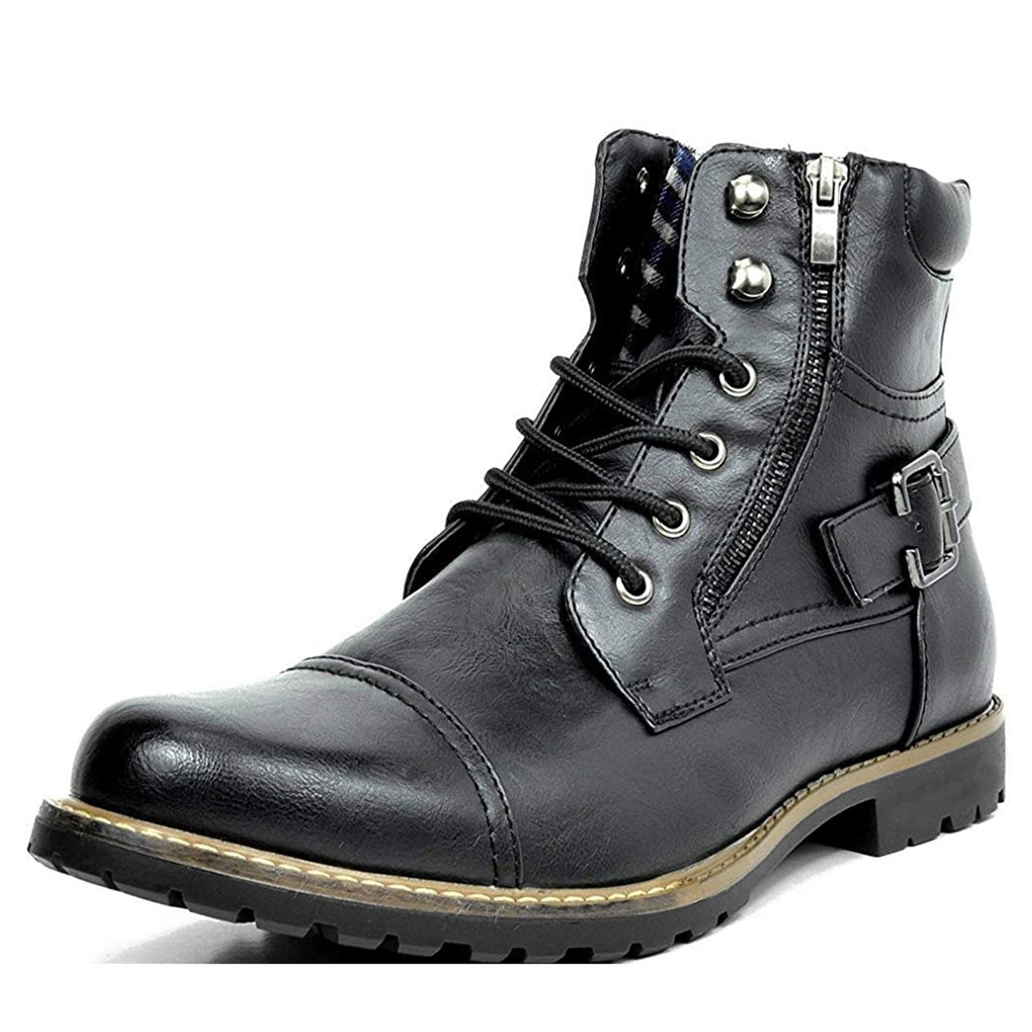 Men's Fashionable And Comfortable Genuine Leather Motorcycle Boots