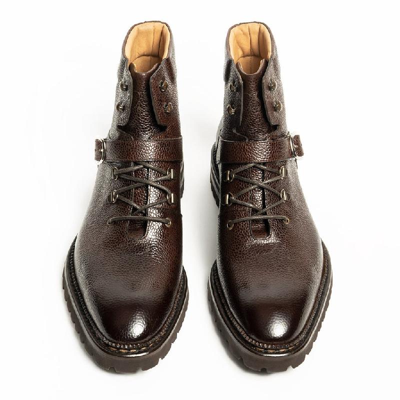 Handmade Men's Leather Ankle Boots