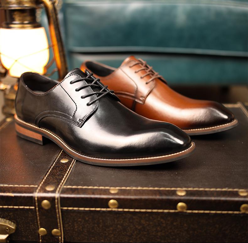 Men's Genuine Leather Business Commuter Shoes